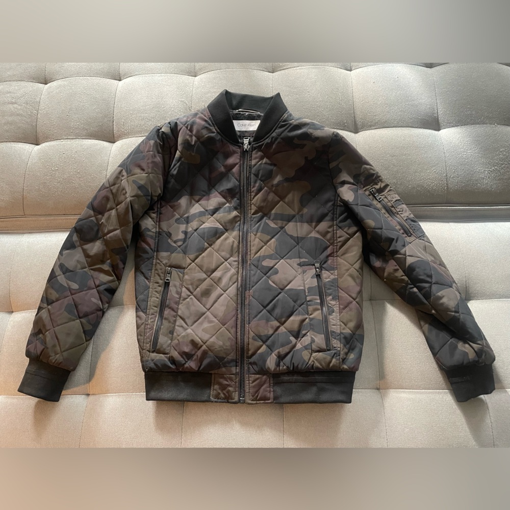 Men's Calvin Klein Camouflage Quilted Jacket